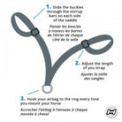Air vest saddle strap