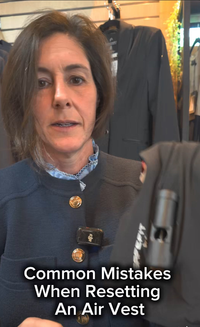 Common Mistakes When Resetting An Equestrian Air Vest