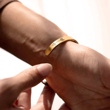 Load image into Gallery viewer, Keep Fucking Going Personalizable Cuff Bracelet
