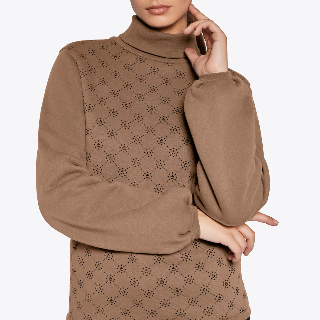 Cavalleria Toscana Orbit Flock Turtleneck Sweatshirt - FED120