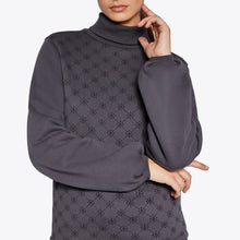 Load image into Gallery viewer, Cavalleria Toscana Orbit Flock Turtleneck Sweatshirt - FED120
