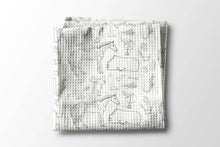 Load image into Gallery viewer, Horse Pony Equestrian Tack Kitchen Towel Waffle Gifts Farm
