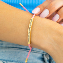 Load image into Gallery viewer, Don&#39;t Let The Hard Days Win Inspire Bracelet
