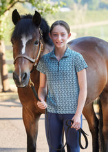 Load image into Gallery viewer, Kerrits Kids Summer Ride Ice Fil® Short Sleeve Equestrian Shirt
