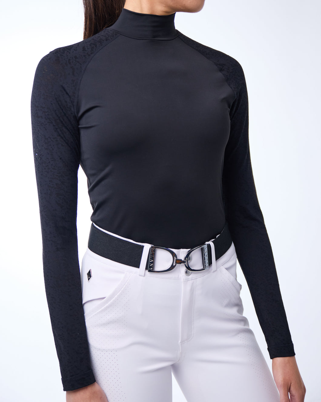 70° Mesh + Lace Sport Mock
