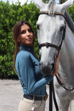 Load image into Gallery viewer, Urban Strides &quot;Do What You Love&quot; Equestrian Sun Shirt (Lake Blue)
