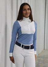 Load image into Gallery viewer, Urban Strides TUS Equestrian Show Shirt (Blue)
