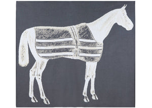 Thomas Paul Thoroughbred Throw - Charcoal