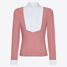 Load image into Gallery viewer, Cavalleria Toscana CAA042 Girls L/S Jersey Competition Shirt w/ Bib

