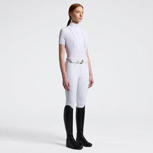 Load image into Gallery viewer, Cavalleria Toscana Perforated American S/S Show Shirt CAD098
