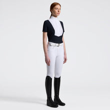 Load image into Gallery viewer, Cavalleria Toscana Perforated American S/S Show Shirt CAD098
