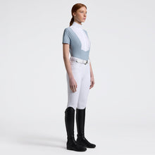 Load image into Gallery viewer, Cavalleria Toscana Perforated American S/S Show Shirt CAD098
