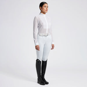Cavalleria Toscana Perforated Jacquard L/S Competition Shirt - CAD263