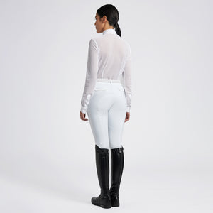 Cavalleria Toscana Perforated Jacquard L/S Competition Shirt - CAD263