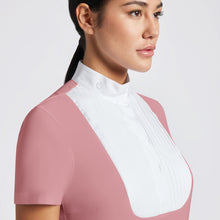 Load image into Gallery viewer, Cavalleria Toscana Pleated Bib S/S Competition Shirt - CAD266
