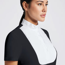 Load image into Gallery viewer, Cavalleria Toscana Pleated Bib S/S Competition Shirt - CAD266

