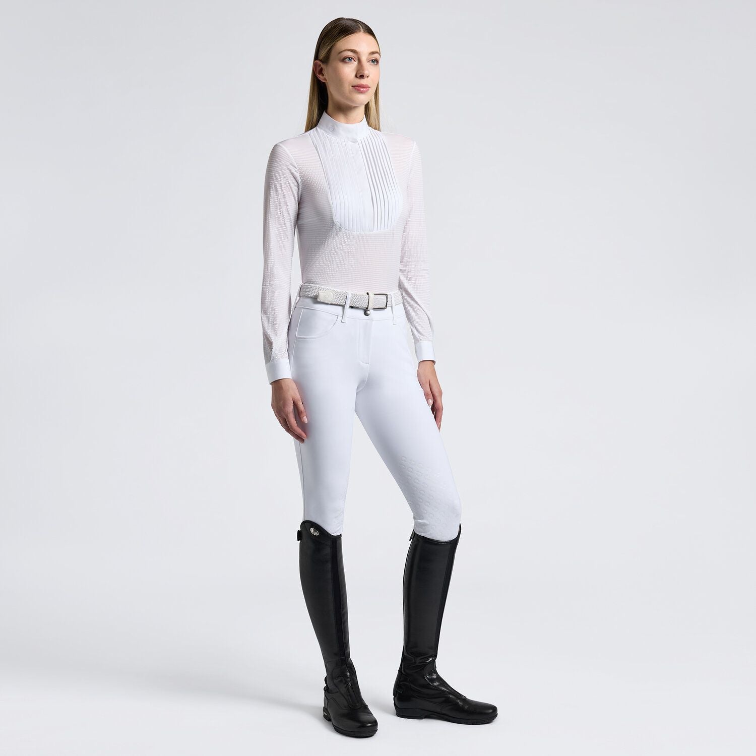 Cavalleria Toscana Women's Competition Shirt in Technical Jersey - CAD273