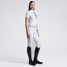 Load image into Gallery viewer, Cavalleria Toscana Pleated Bib S/S Show Shirt CAD275
