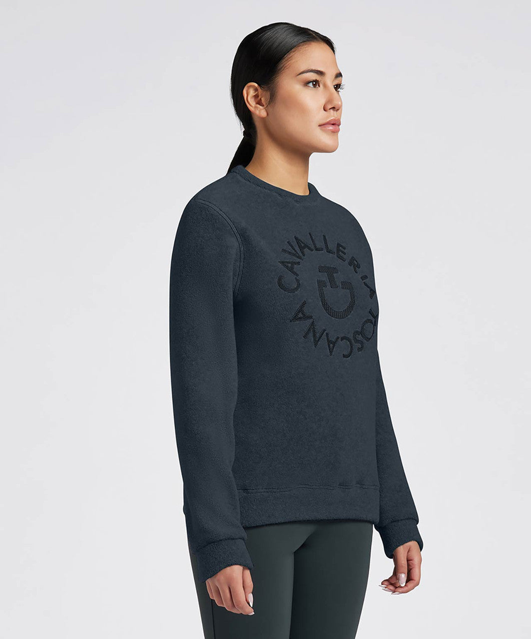 Cavalleria Toscana Fleece Crew Neck Pullover - FED126