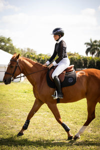 Euphoric Equestrian Palm Beach Competition Shirt - Polka Dot