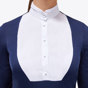 Cavalleria Toscana Folded Collar Jersey L/S Competition Shirt - CAD249