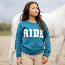 Load image into Gallery viewer, TKEQ RIDE Crewneck Sweater
