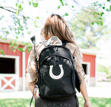 Load image into Gallery viewer, Veltri Sport Novelty Delaire Backpack - “Horse Shoe”
