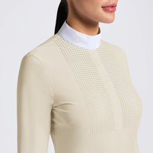 Load image into Gallery viewer, Cavalleria Toscana Heat Sealed Perforated Bib L/S Competition Shirt CAD268
