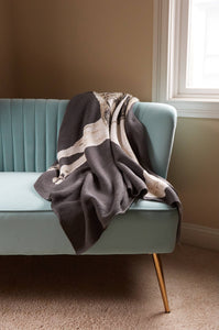 Thomas Paul Thoroughbred Throw - Charcoal