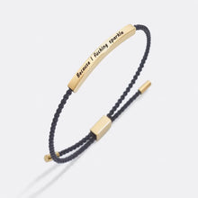 Load image into Gallery viewer, Because I F♥cking Sparkle Tube Bracelet
