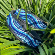 Load image into Gallery viewer, The Kenyan Collection Wide Belt - Waves

