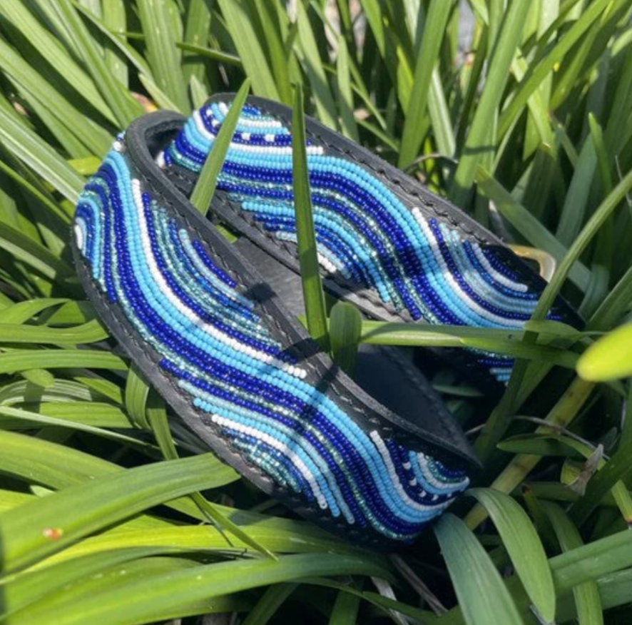 The Kenyan Collection Wide Belt - Waves