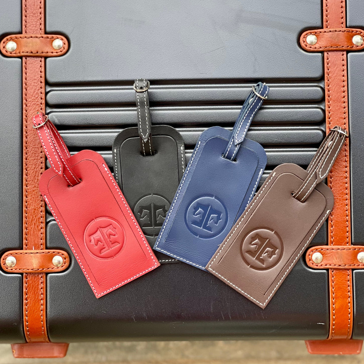 Tucker Tweed Leather Luggage Tags – Ride EquiSafe