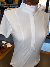 Load image into Gallery viewer, Cavalleria Toscana Women&#39;s Short Sleeve Competition Shirt with Poplin Bib - CAD192
