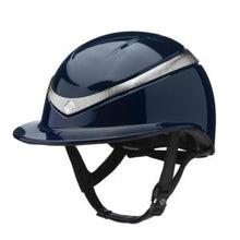 Load image into Gallery viewer, Charles Owen halo Luxe Mips Helmet - Navy Wide Brim
