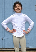 Load image into Gallery viewer, Chestnut Bay - SkyCool Liberty Youth Show Shirt
