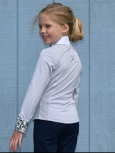 Load image into Gallery viewer, Chestnut Bay - SkyCool Liberty Youth Show Shirt
