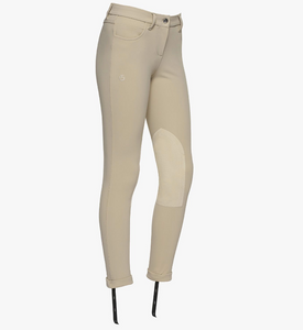 Cavalleria Toscana Kids Knee Grip Jodpur Breeches with Embroidered Logo - PJOA01