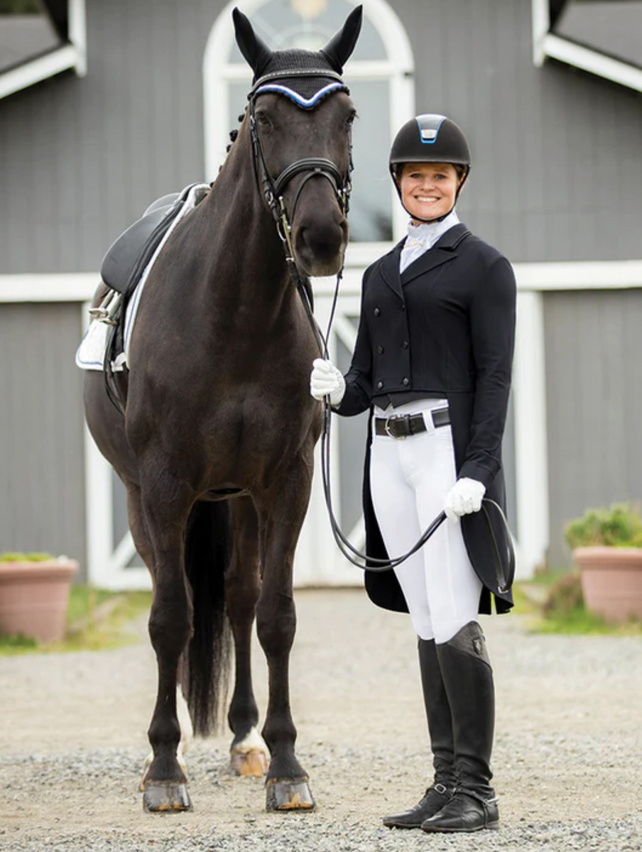 Kerrits Affinity Aero Damen Reitjacke – Atmungsaktives Mesh-Material – Mit Knopfleiste & Verstecktem Reißverschluss