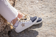 Load image into Gallery viewer, Penelope - Neptune Sneakers - White &amp; Navy
