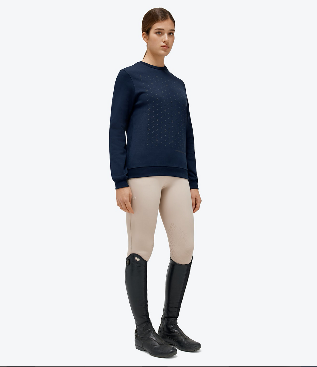 Cavalleria Toscana Women's Piqué Cotton Sweatshirt - FED110