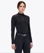 Load image into Gallery viewer, Cavalleria Toscana Revo Red Label Tech Knit L/S Zip Training Shirt - POD316
