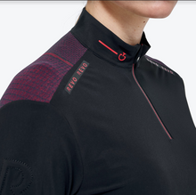 Load image into Gallery viewer, Cavalleria Toscana Revo Red Label Tech Knit L/S Zip Training Shirt - POD316
